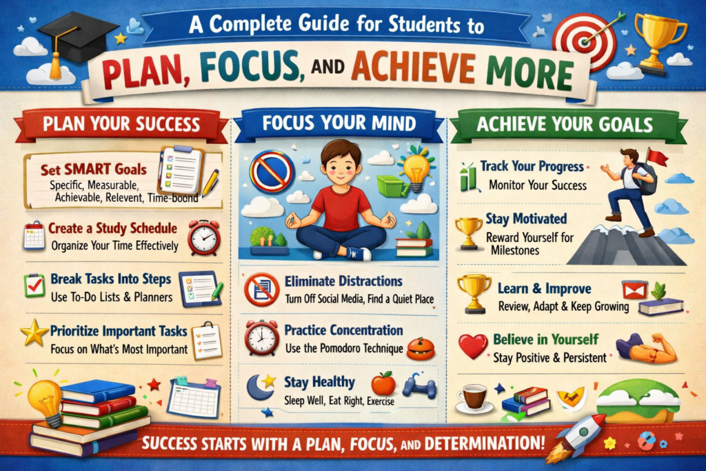 Best Study Planning Tips for Students to Stay Focused