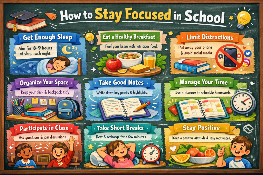 How to Stay Focused in School