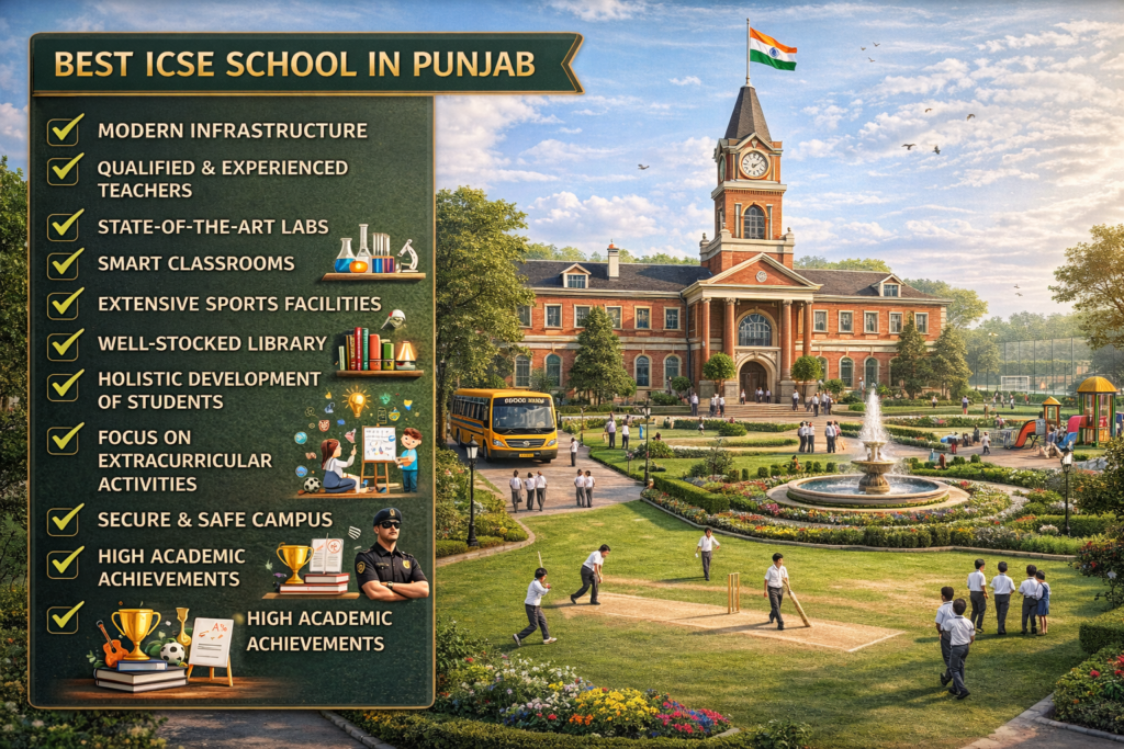 Top Best ICSE School in Punjab