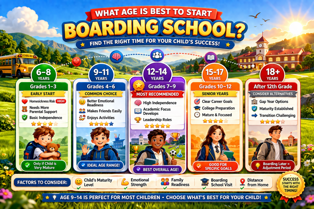 What Age Is Best to Start Boarding School - Alpenstock World School