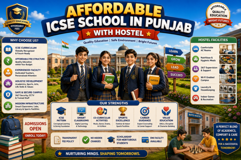 Complete Guide to Boarding School Fees in Punjab 2026