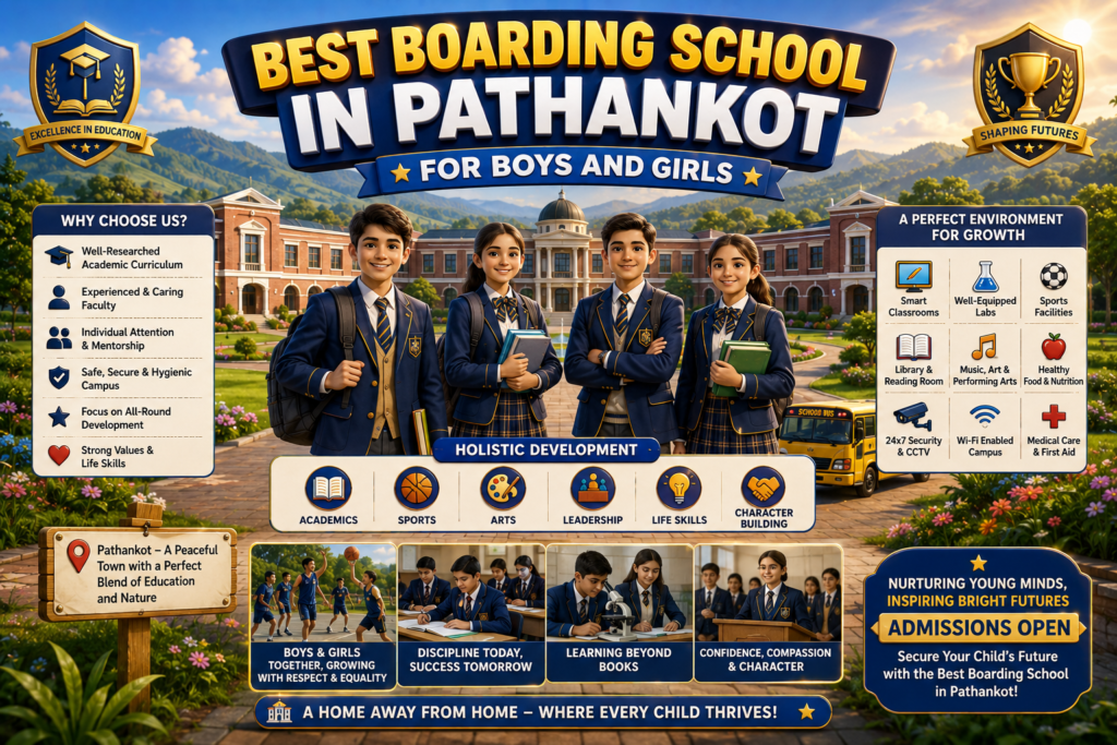 Best Boarding School in Pathankot for Boys and Girls
