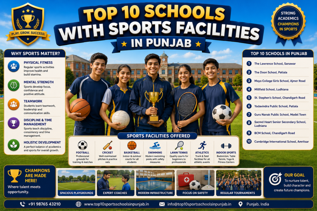 Top 10 Schools with Sports Facilities in Punjab