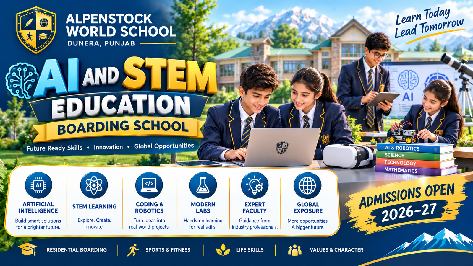 AI and STEM education boarding school