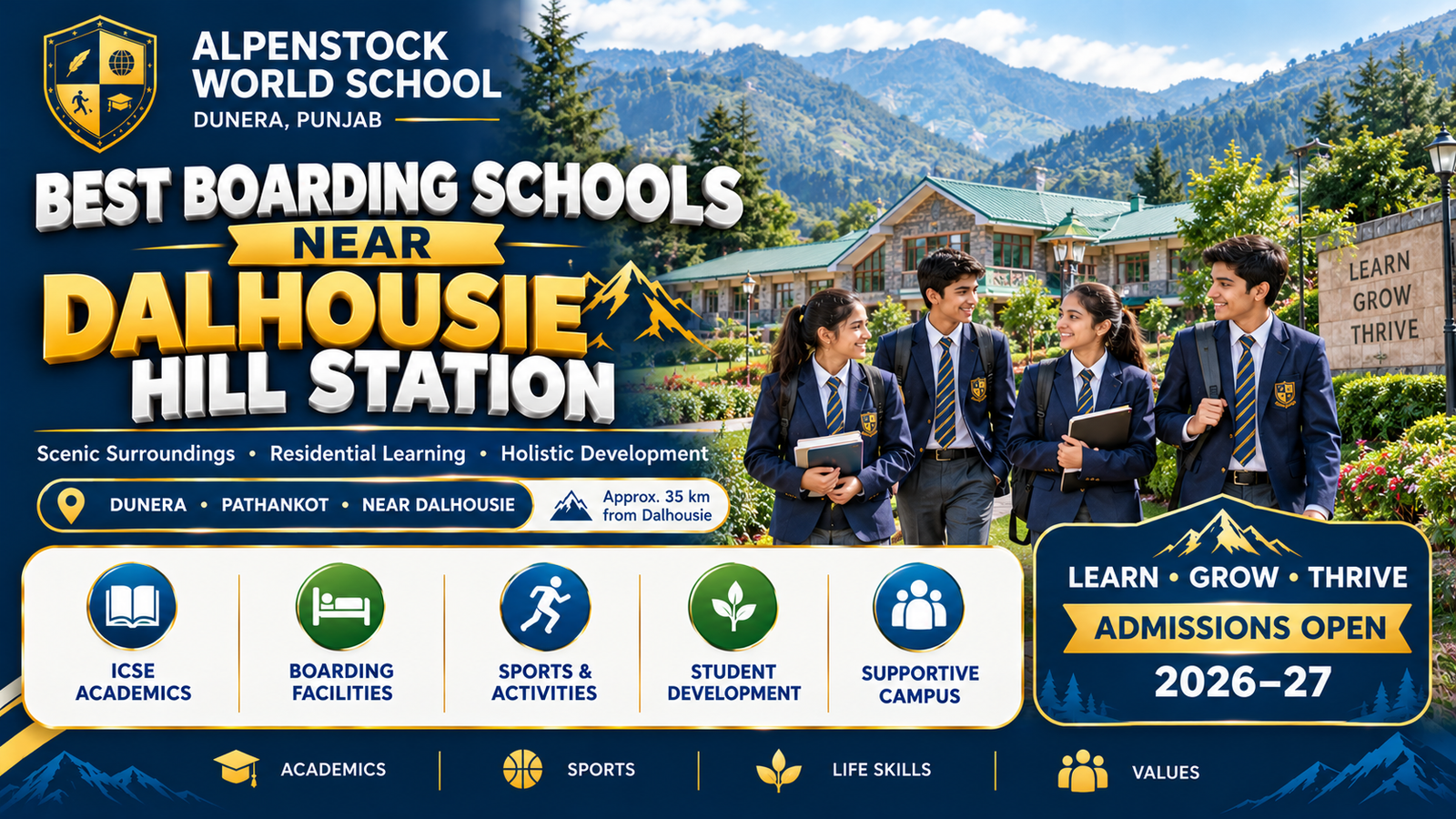 Boarding schools near Dalhousie