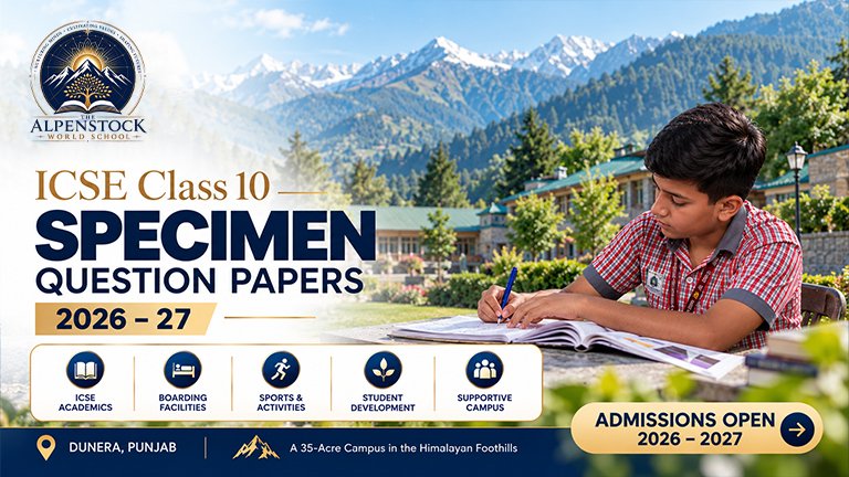 ICSE Class 10 Specimen Question Papers 2026–27